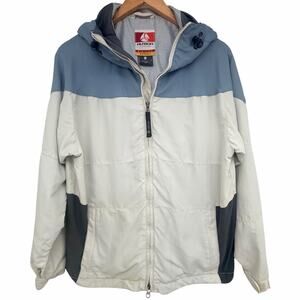 Burton Bio-Lite Blue White Snowboard Jacket Womens Small